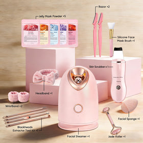 Pjordo home spa session setup for relaxing skincare