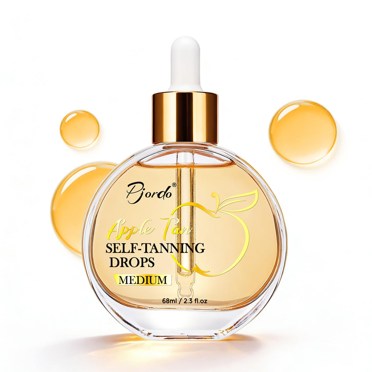 Pjordo self tanning drops bottle pour for an even, streak-free glow.