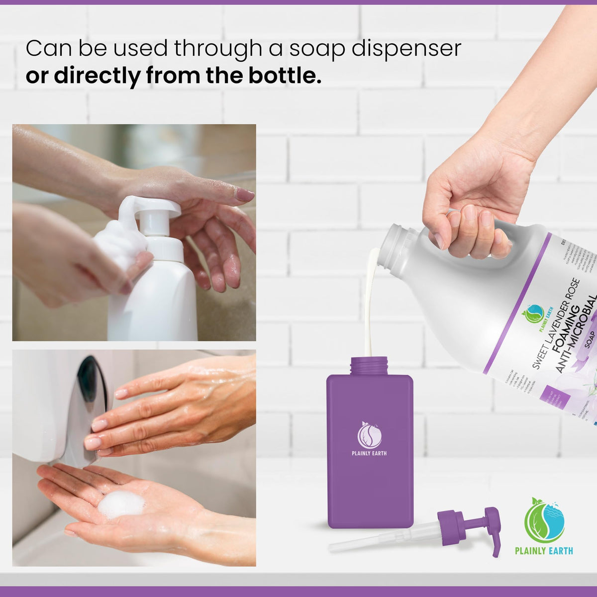 Plainly Earth recyclable refill packaging highlighting eco-friendly solution.