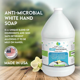 Plainly Earth refill gallon of hand soap for easy, mess-free refills.