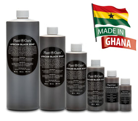 Plant Guru African Black Soap Liquid lather bowl reveals rich texture for cleansing rituals