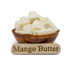 Plant Guru Mango Butter texture close-up emphasizing rich, creamy consistency.