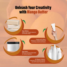 Plant Guru Mango Butter ingredients highlight vitamins and fatty acids.