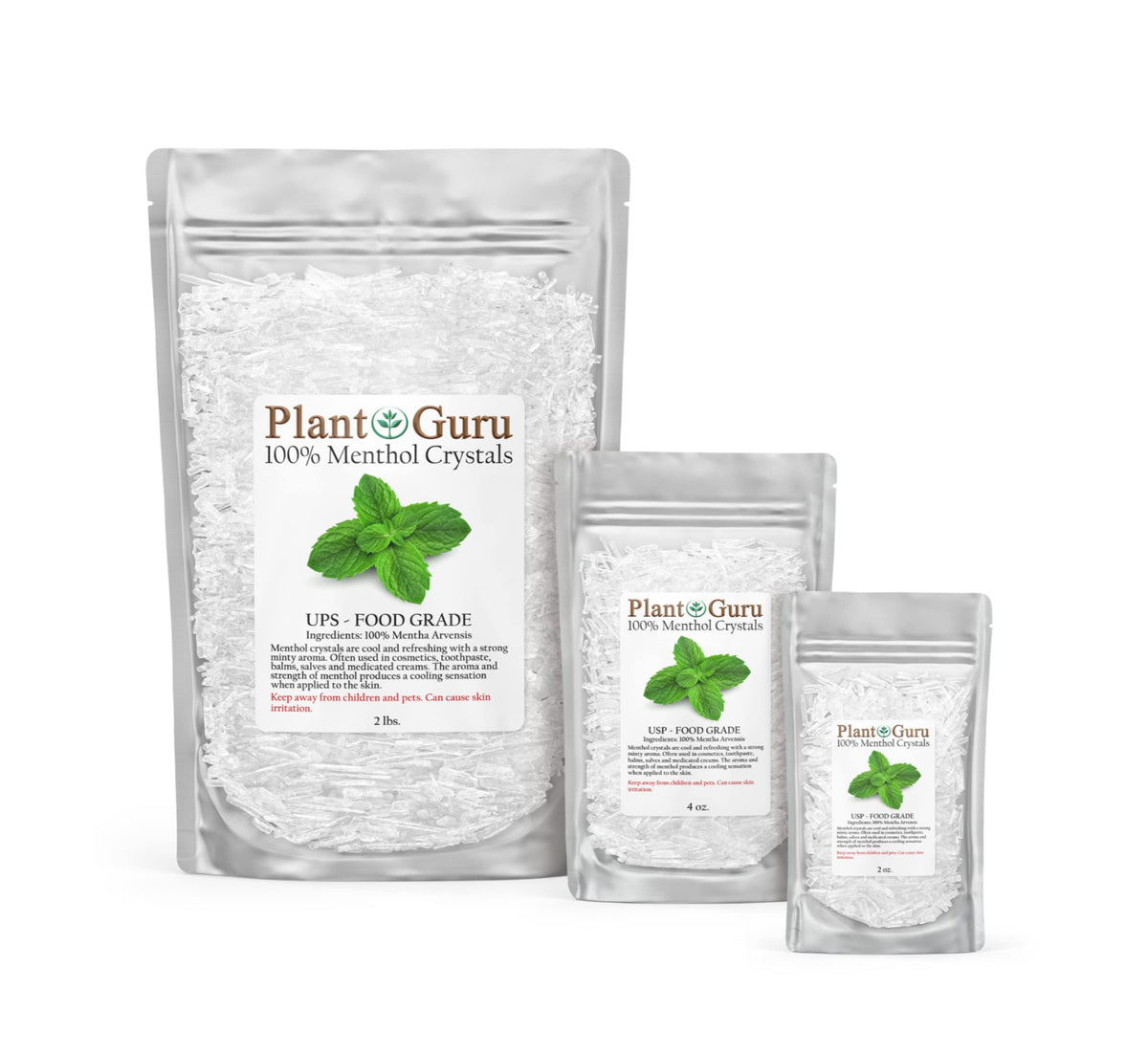 Breath-freshening applications with Plant Guru Menthol Crystals and mint aroma