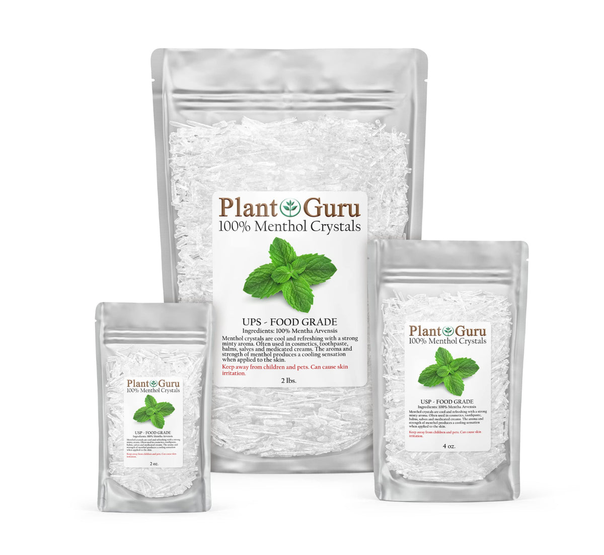 Culinary-inspired fragrance ideas using Plant Guru Menthol Crystals in blends