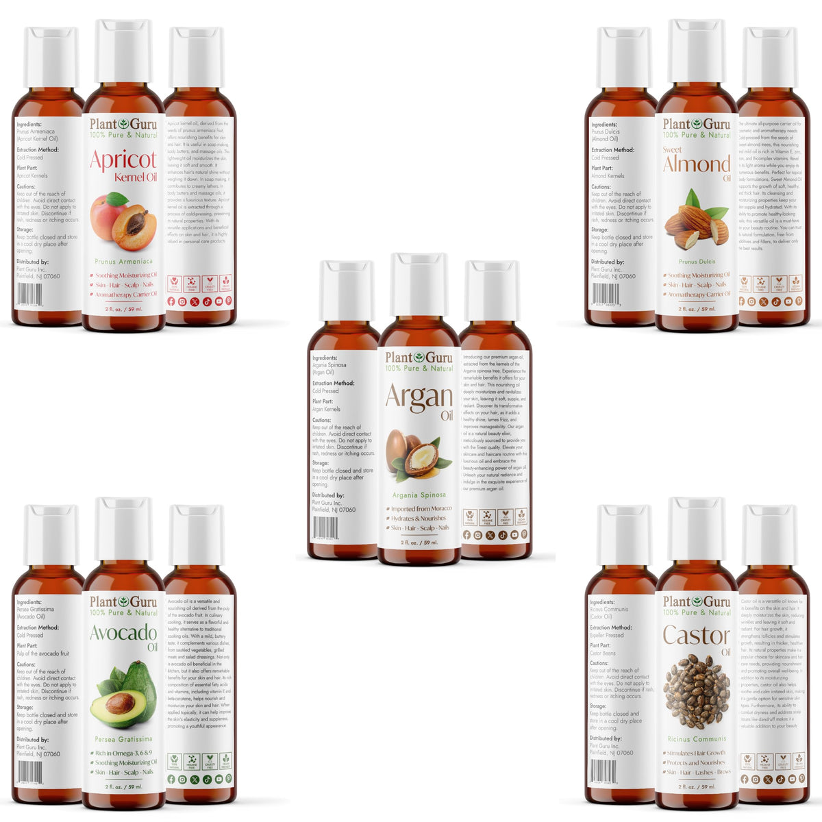 Plant Guru Olive carrier oil 2 oz versatile base oil for DIY cosmetics.