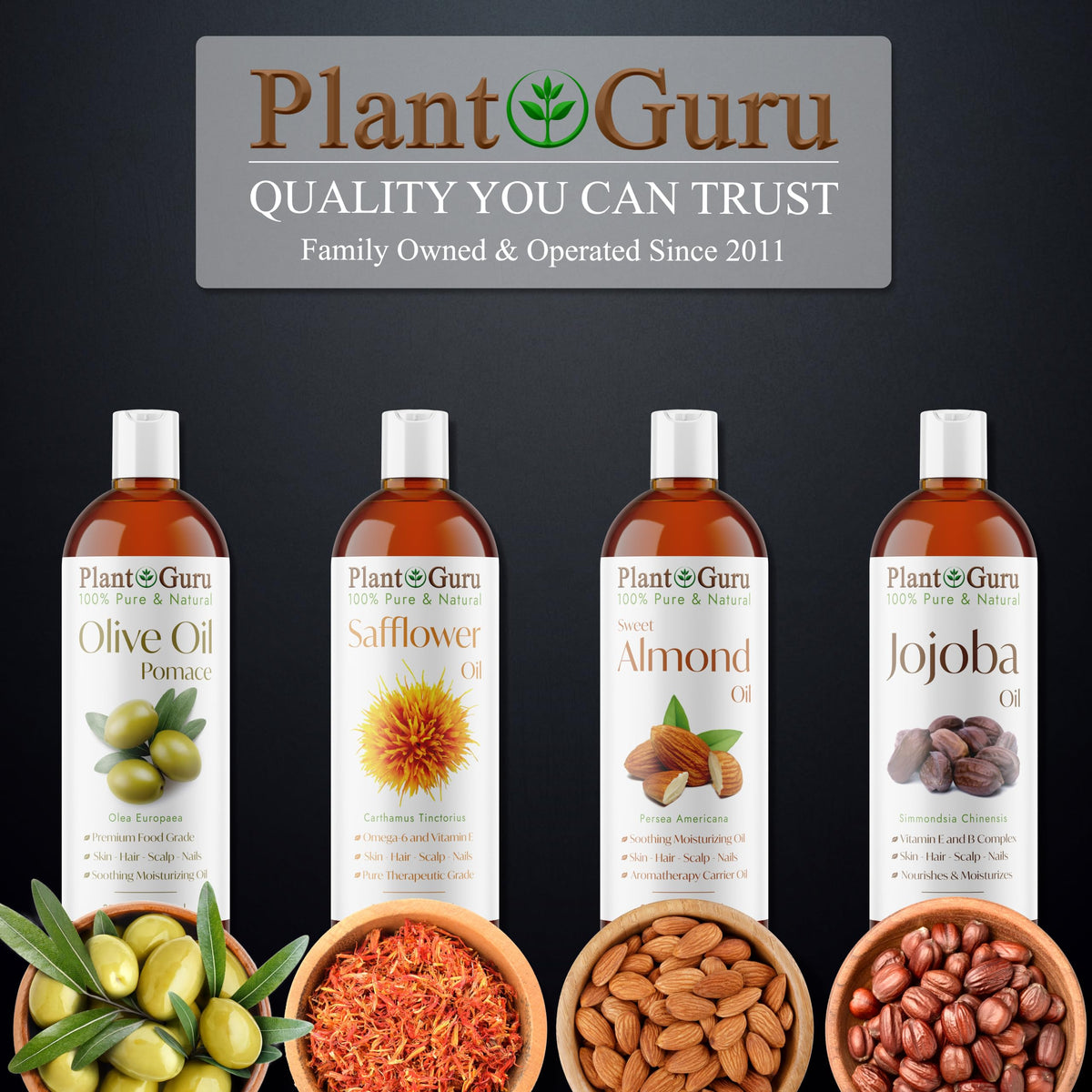 Plant Guru safflower oil DIY creams base for lotions and balms.