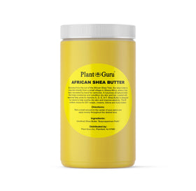 Plant Guru Raw African Shea Butter 32 oz jar for deep hydration