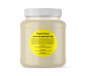 Plant Guru Raw African Shea Butter bulk 3 lbs moisturizes dry skin and body