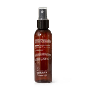 Plant Therapy Rosemary Hydrosol closeup bottle highlights misty, botanical aroma.