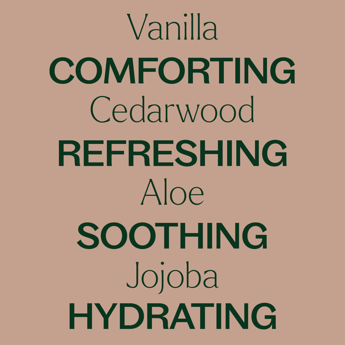Plant Therapy ingredients panel highlights aloe, vitamin E, and jojoba for nourishing care.