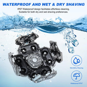 Plantarecover waterproof shaver head enables easy cleaning after use