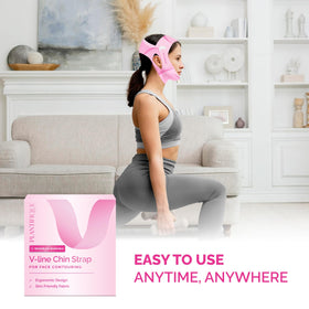 Plantifique chin strap 30–60 minutes daily for subtle shaping.