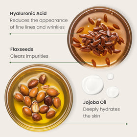 Plantifique gua sha massage with serum demonstrating improved lymphatic drainage