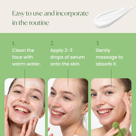 Plantifique hyaluronic acid drops on skin for lasting hydration