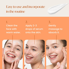 Plantifique serum with facial roller application for improved absorption and smooth skin.