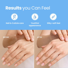 Plantifique hand masks featuring macadamia oil for smoother hands.