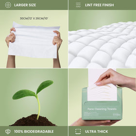 Plantifique travel-friendly towels fit purse or travel bag.