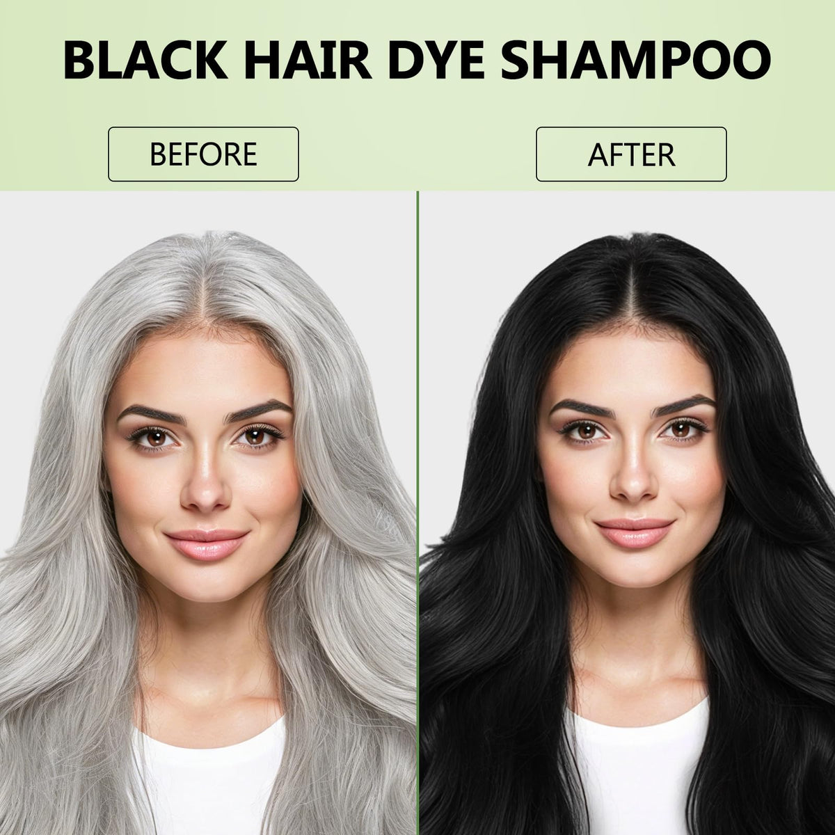 Plantkonw gray coverage shampoo jar demonstrates long-lasting natural color