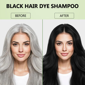 Plantkonw gray coverage shampoo jar demonstrates long-lasting natural color