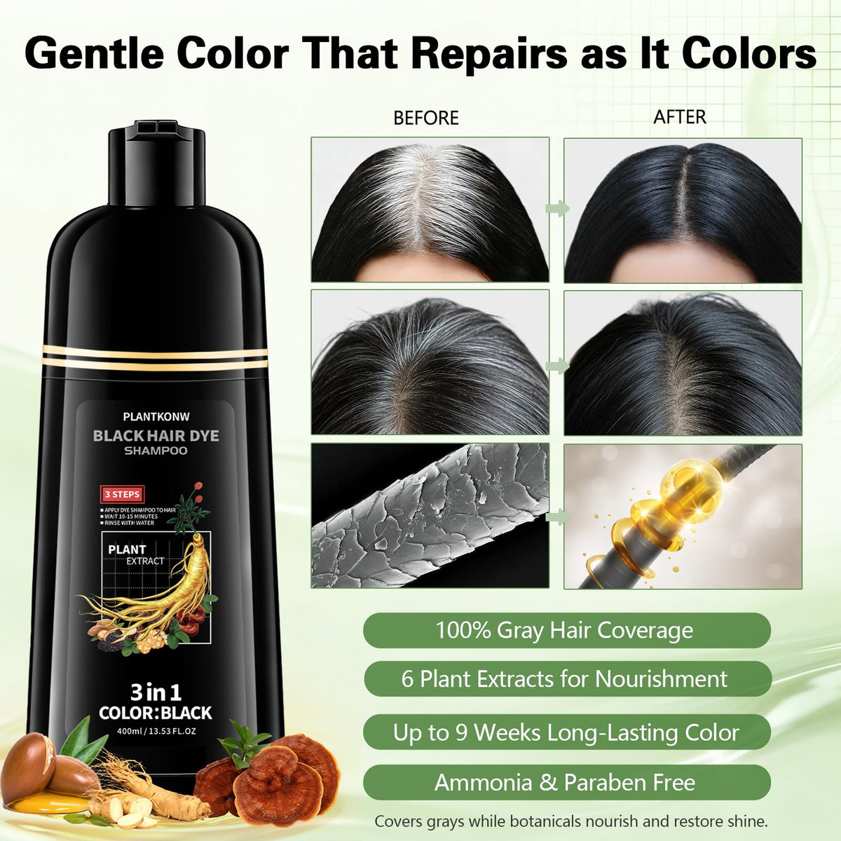Plantkonw odorless dye formula highlights gentle, fragrance-free coloring
