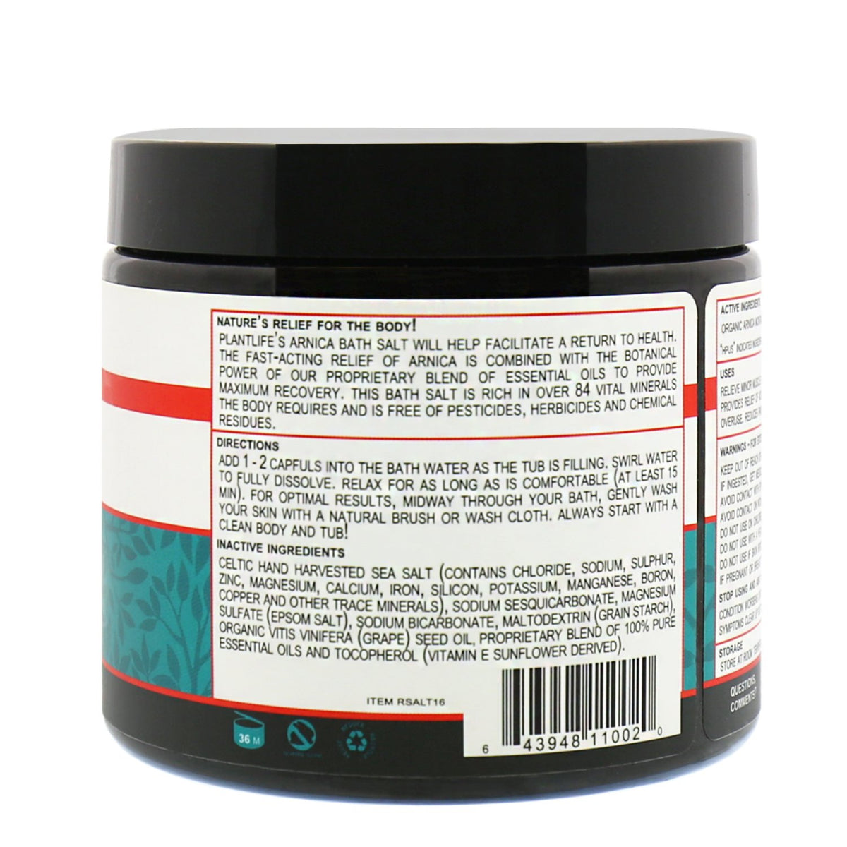 Plantlife Arnica Relieve bath scene ready for a calming soak.