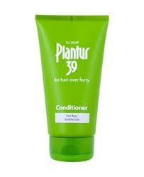Plantur 39 by NA conditioner bottle close-up for fine, brittle hair nourishment and detangling.