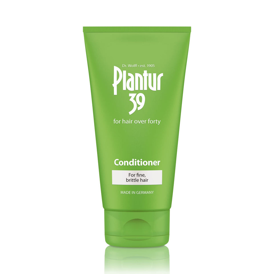 Plantur 39 Phyto Caffeine conditioner bottle for fine hair; nourish and smooth.