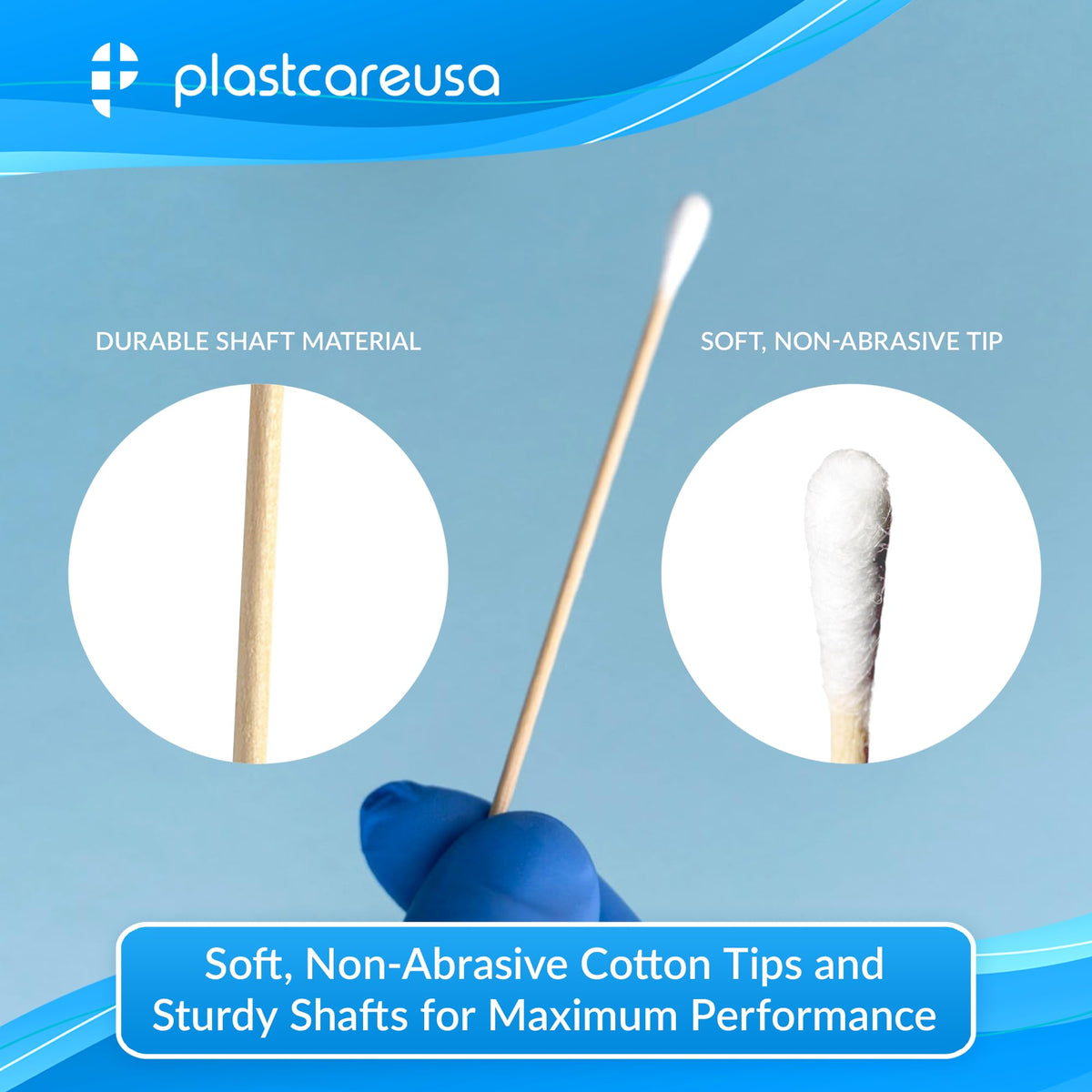 PlastCare USA 1000-count non-sterile pack for versatile use.