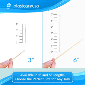 PlastCare USA 6-inch applicators for cleaning delicate electronics and tight spaces.