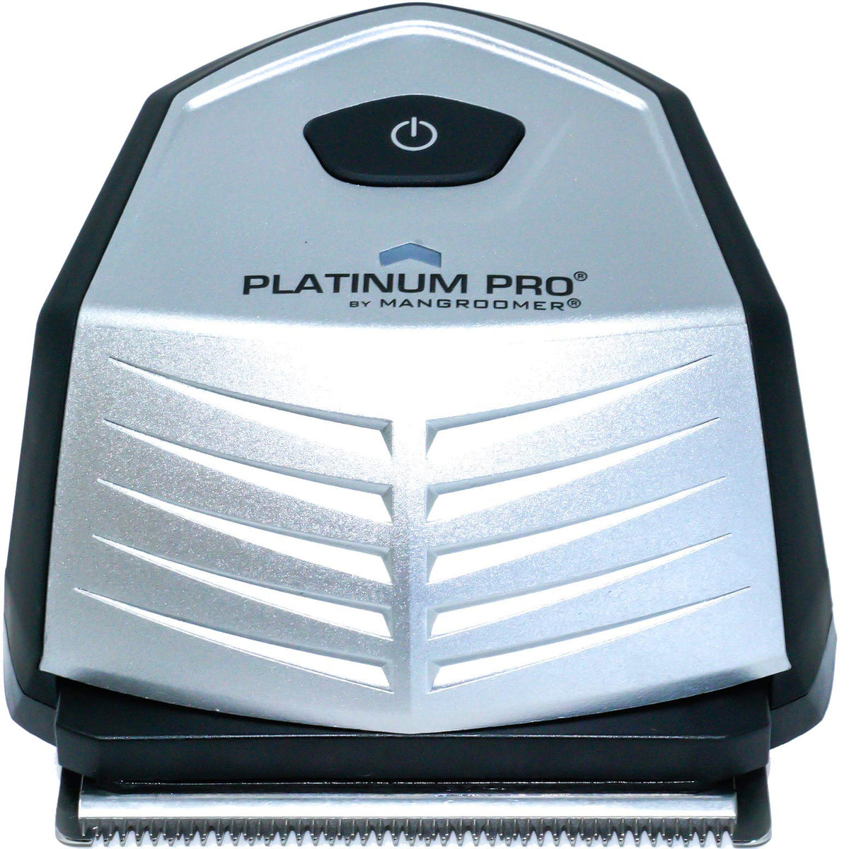 Platinum Pro Mangroomer self-haircut kit with ergonomic handle for precise grooming at home.