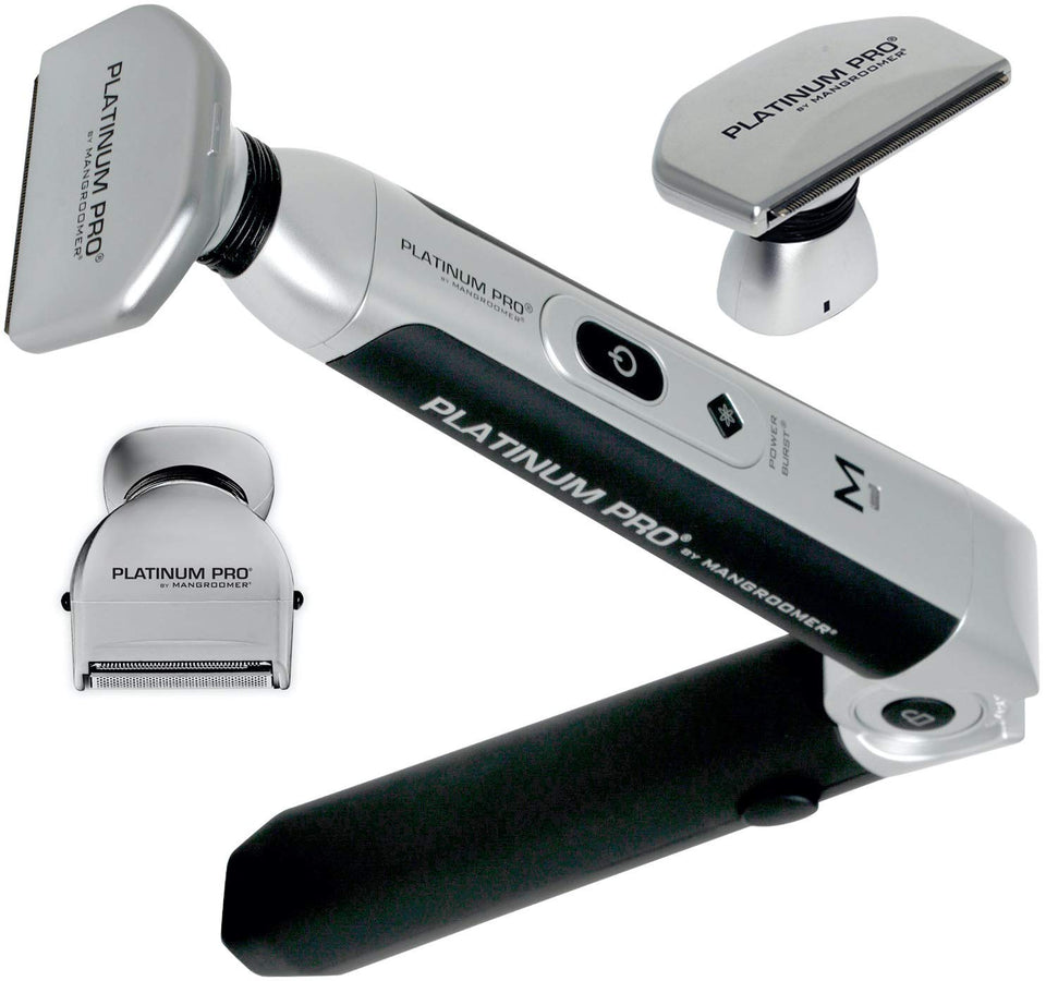 Platinum Pro Mangroomer ultra-wide blade head for large areas back shave