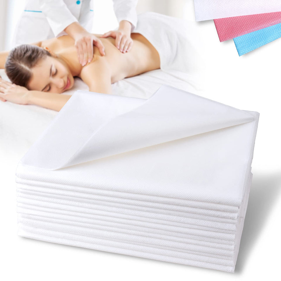 Platonee disposable bed sheets waterproof cover protects mattresses during spa treatments