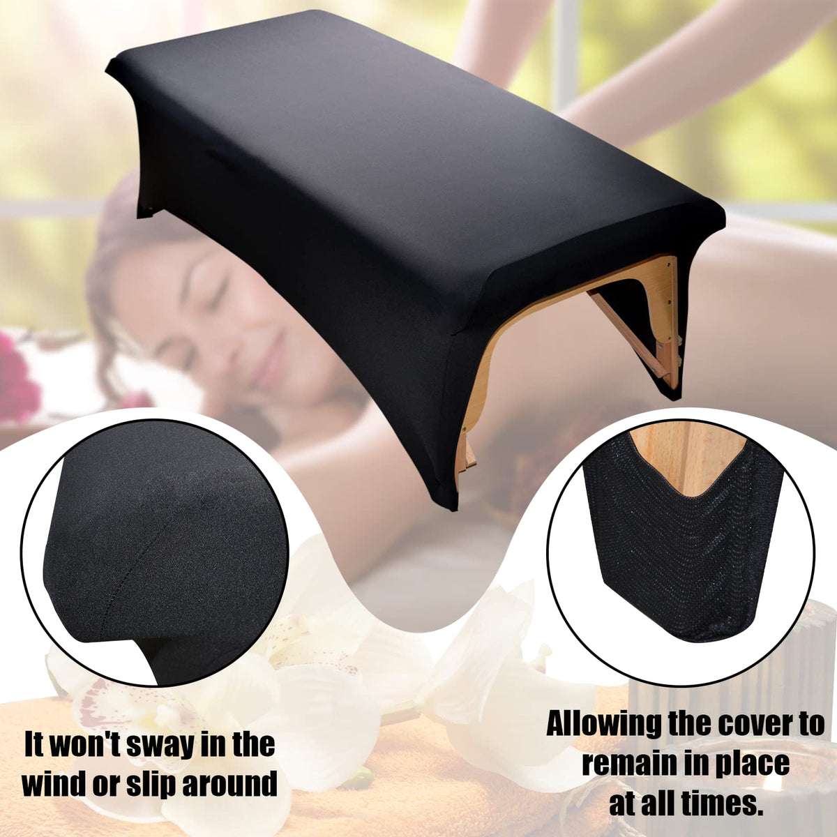 Platonee lash bed topper with ergonomic cut-out for comfortable professional seating