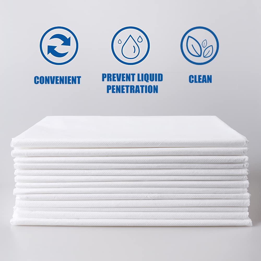 Soft non-woven fabric cares for skin during sessions.