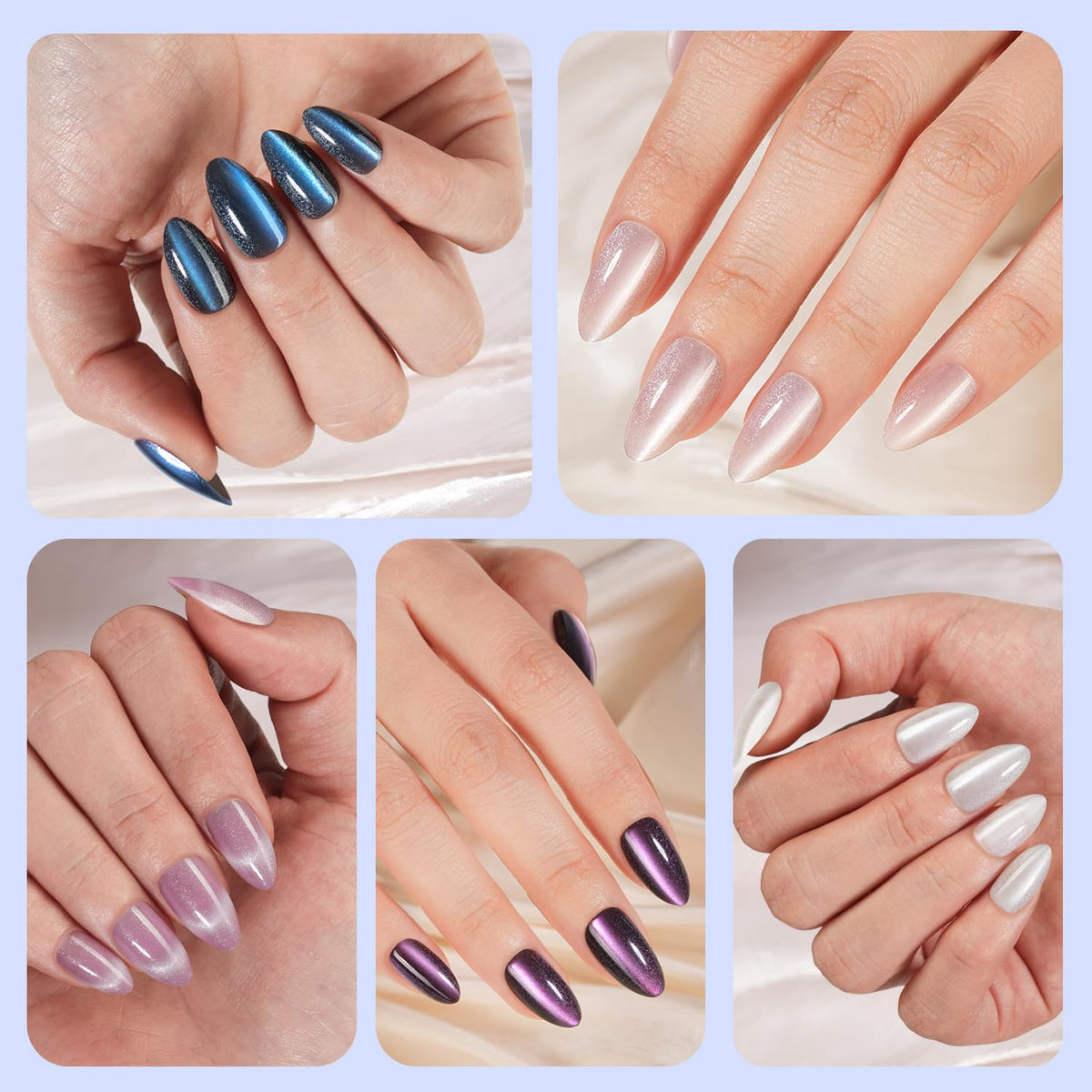 Plauva press-on nails easy to apply and remove for DIY manicure.