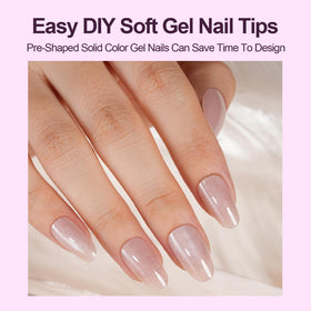 Plauva nail tips in 15 sizes offer a comfortable, tailored fit.