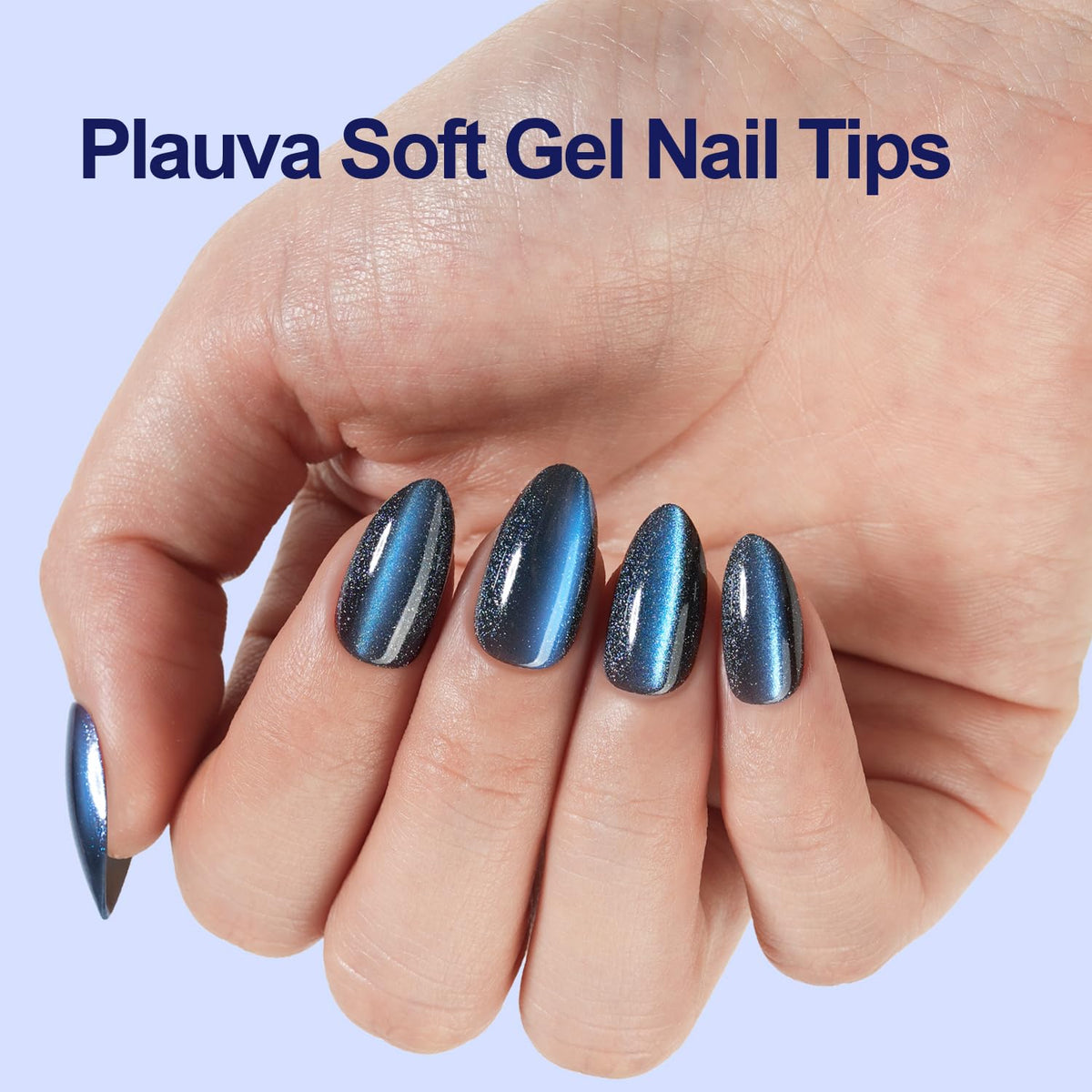 Plauva soft gel nails for secure wear with 15 sizes.