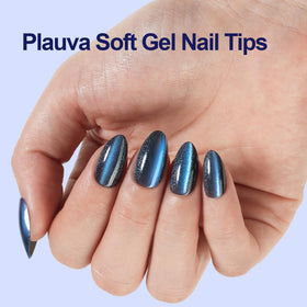 Plauva soft gel nails for secure wear with 15 sizes.