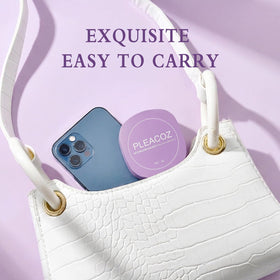 Pleacoz balm on wrist pulse point provides whisper-soft, temperature-aware scent