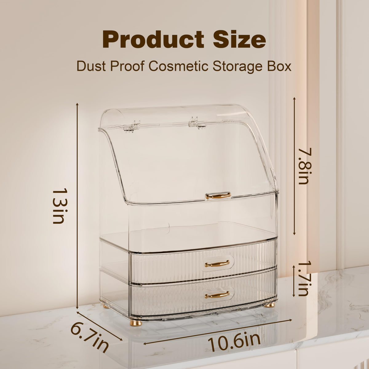 Plukers gift-worthy beauty organizer ideal for birthdays and holidays