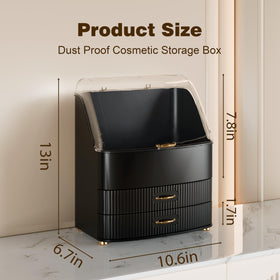 Plukers makeup organizer makes a perfect gift for women and teens seeking clutter-free vanity.