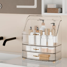 Plukers electroplated handles ensure smooth drawer operation and style