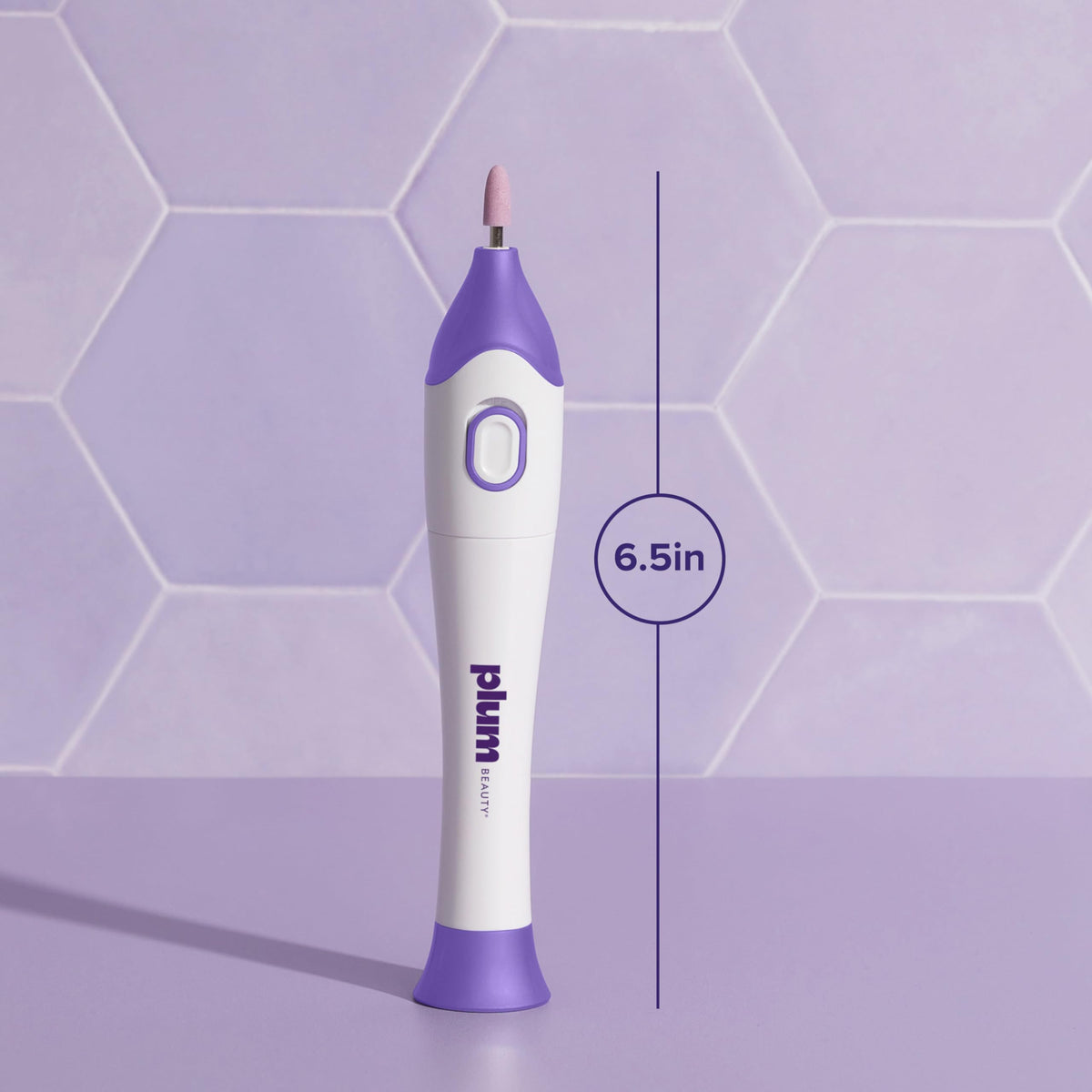 Plum Beauty acrylic-tool-kit with five attachments for acrylic and gel nails