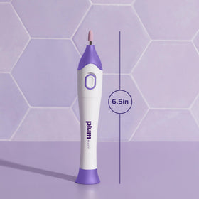 Plum Beauty acrylic-tool-kit with five attachments for acrylic and gel nails