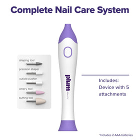 Plum Beauty gel polish shaper helps smooth and finish nails