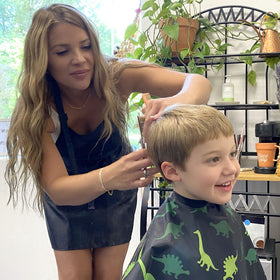 Plum Hill 27x36 inch cape for toddlers and young kids.