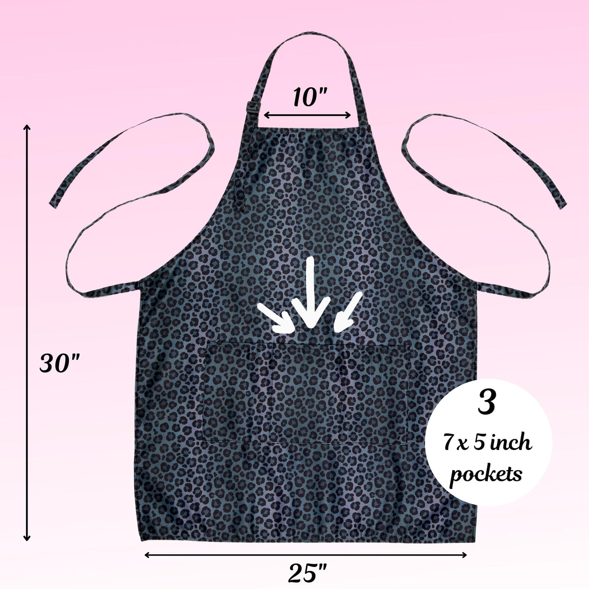 Plum Hill Water-Resistant Apron fabric shields clothing from splashes and spills.
