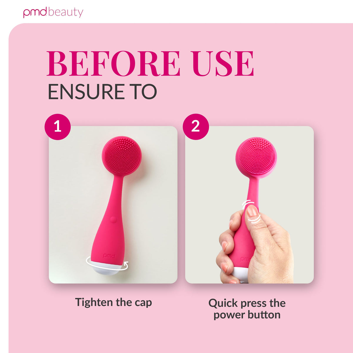 PMD Beauty Clean Mini four customizable modes for different cleansing needs