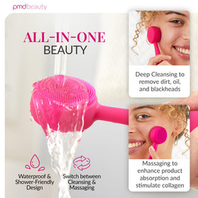 PMD Beauty Clean Mini SonicGlow 7,000 vibrations per minute for deep cleansing